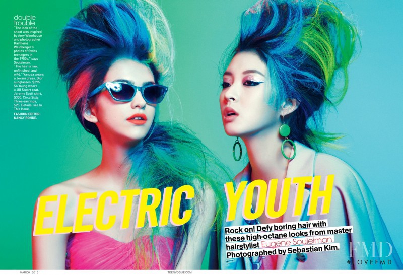 Vanusa Savaris featured in Electric Youth, March 2012