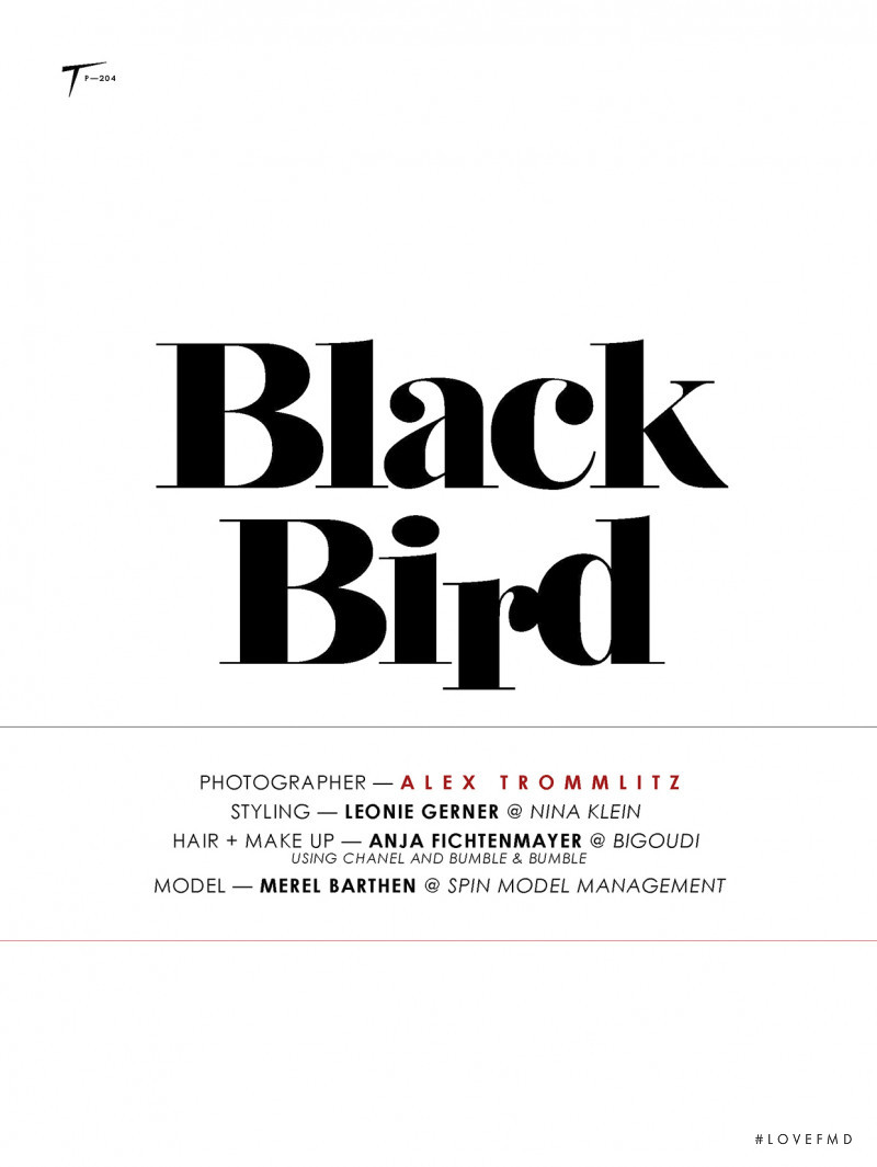 Black Bird, April 2015