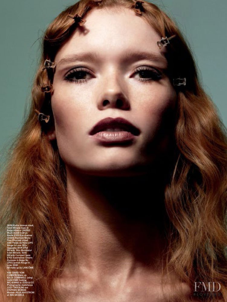 Julia Hafstrom featured in Tinted Love, November 2012