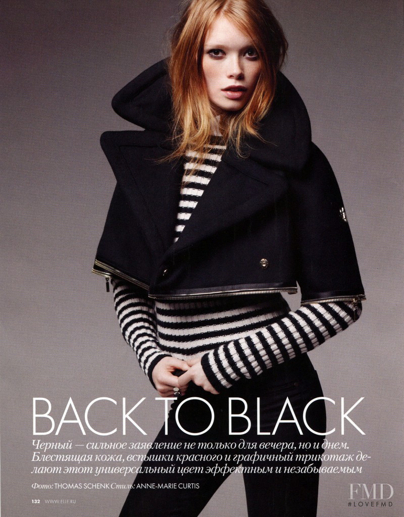 Julia Hafstrom featured in Back To Black, January 2013