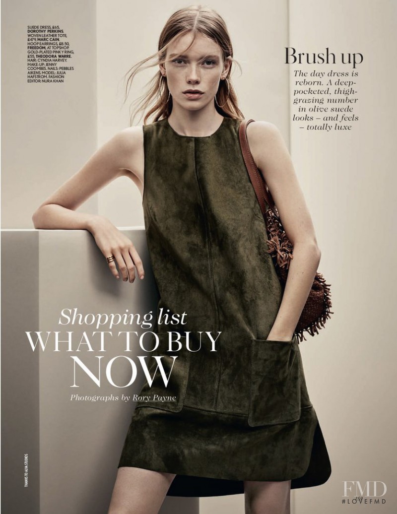 Julia Hafstrom featured in Vogue Spy, March 2015