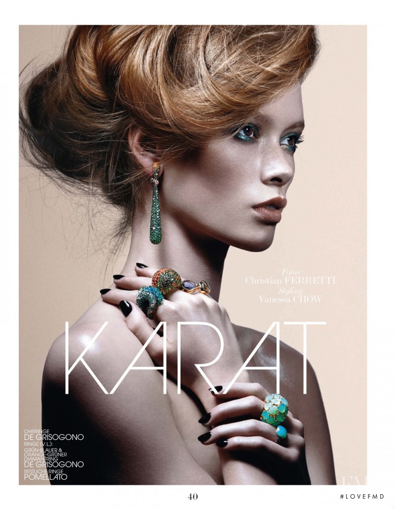 Julia Hafstrom featured in Jewelry, July 2013