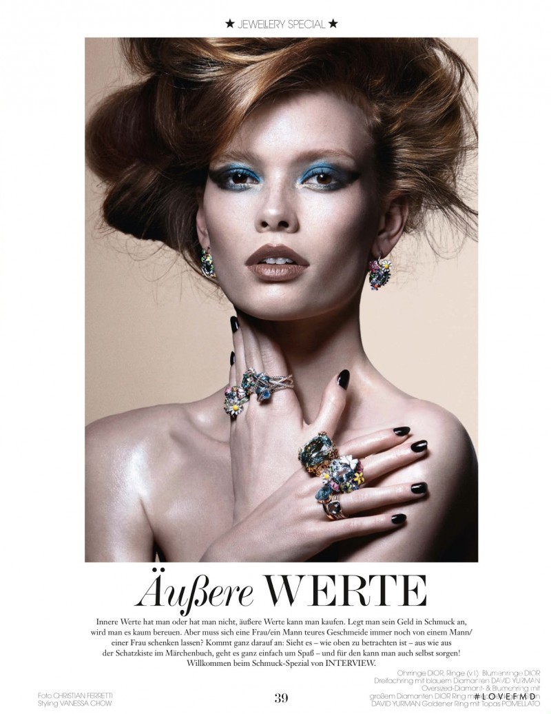 Julia Hafstrom featured in Jewelry, July 2013