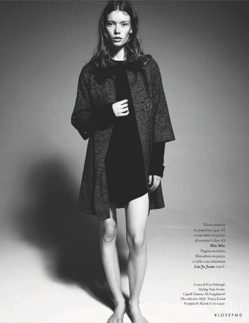 Julia Hafstrom featured in Natural (Mente), May 2012