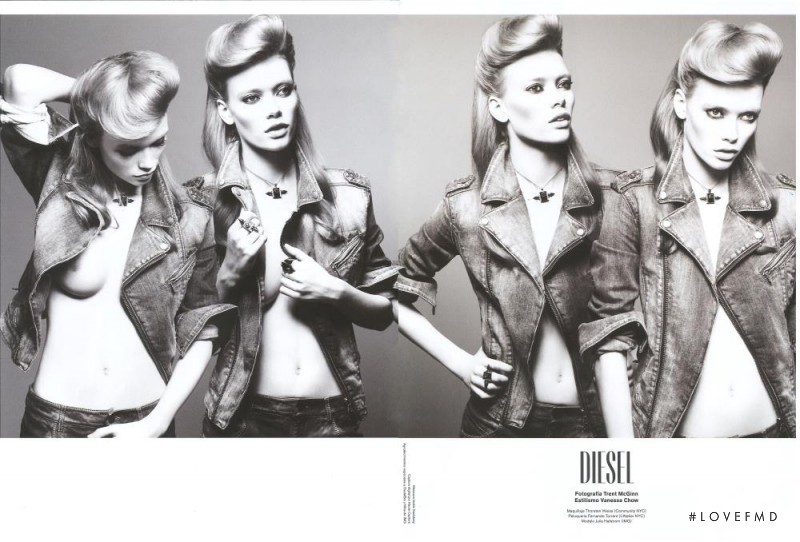 Julia Hafstrom featured in Diesel, October 2011