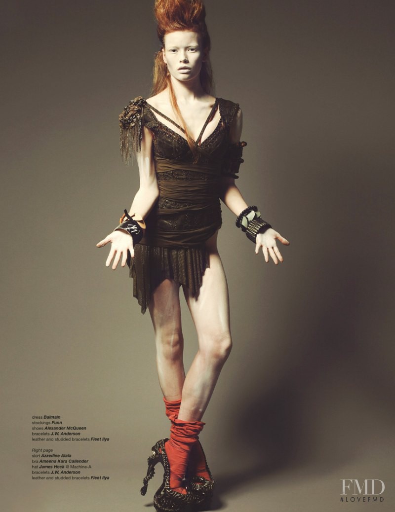 Julia Hafstrom featured in Savagery, April 2010