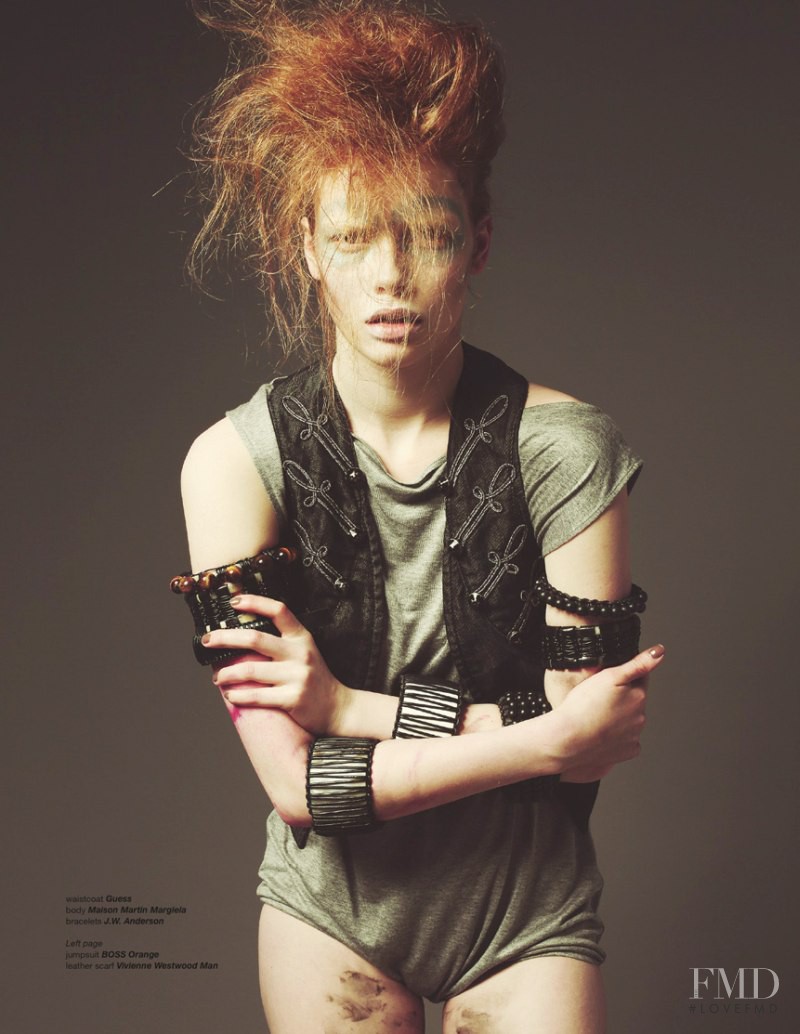 Julia Hafstrom featured in Savagery, April 2010