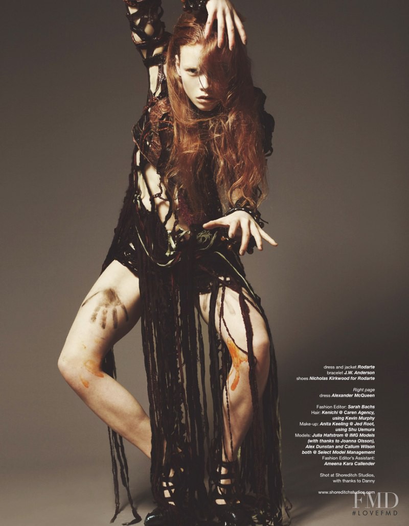 Julia Hafstrom featured in Savagery, April 2010