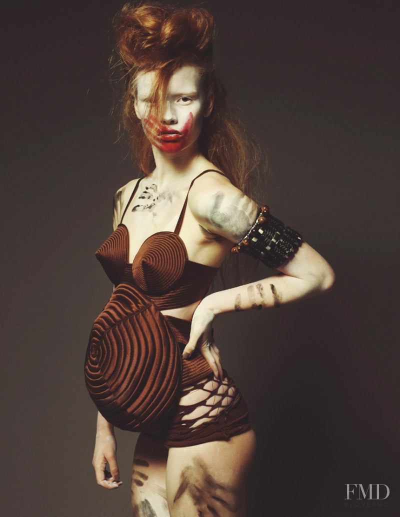 Julia Hafstrom featured in Savagery, April 2010