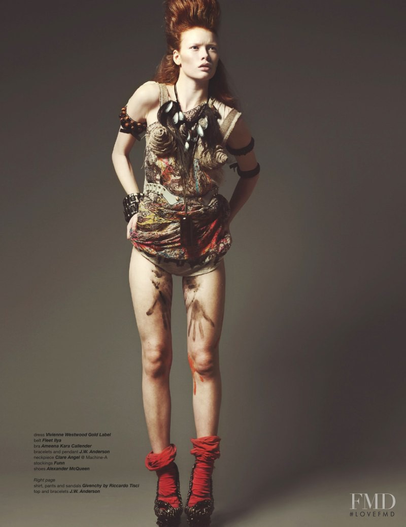 Julia Hafstrom featured in Savagery, April 2010