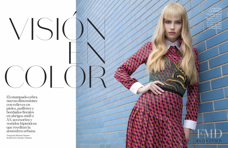 Alexandria Morgan featured in Vision En Color, January 2016