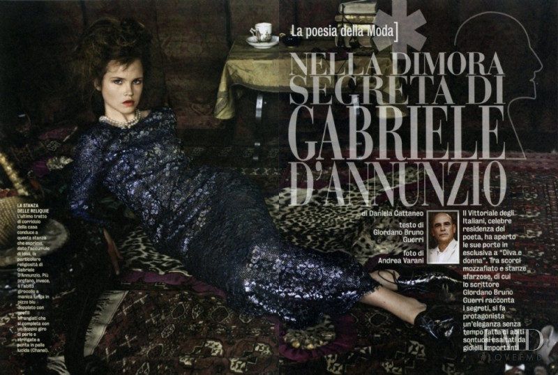 Charlotte Mingay featured in Nella Dimora Segreta Di Gabriele D\'Annunzio, October 2016