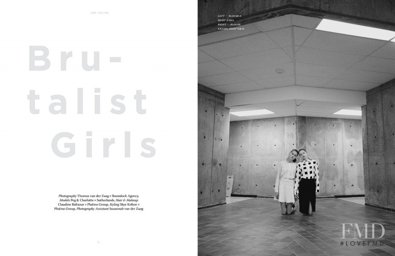 Charlotte Mingay featured in Brutalist Girls, March 2015