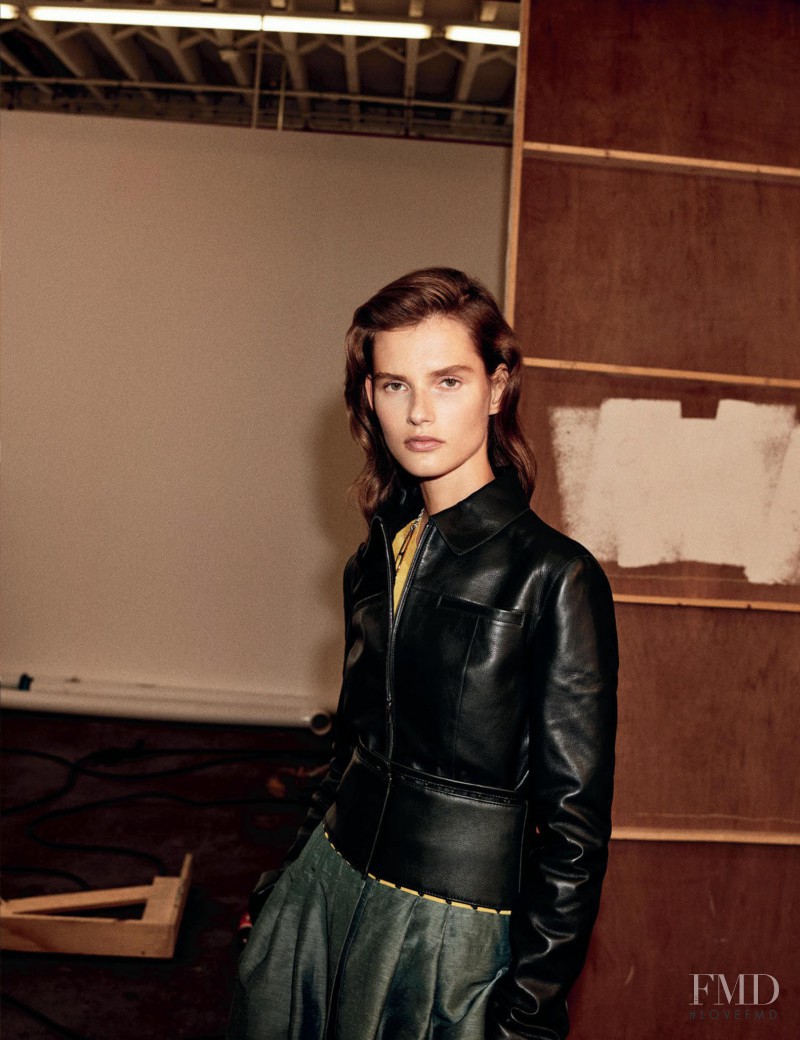 Giedre Dukauskaite featured in Hermès by Nadège Vanhee-Cybulski, December 2016