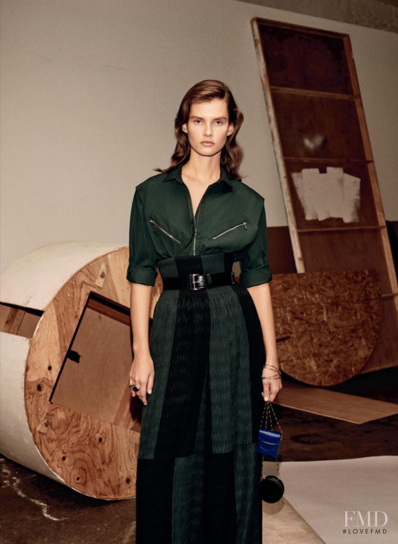 Giedre Dukauskaite featured in Hermès by Nadège Vanhee-Cybulski, December 2016