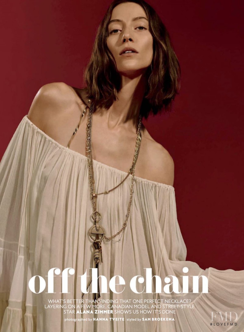 Alana Zimmer featured in Off the Chain, January 2017