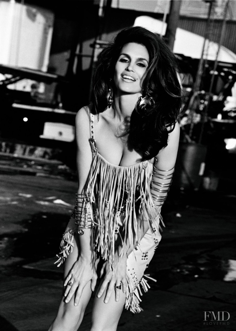 Cindy Crawford featured in  Accentuate The Positive, March 2012