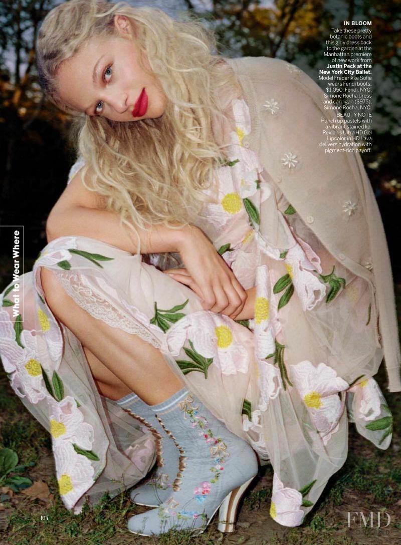 Frederikke Sofie Falbe-Hansen featured in If The Shoe Fits, January 2017