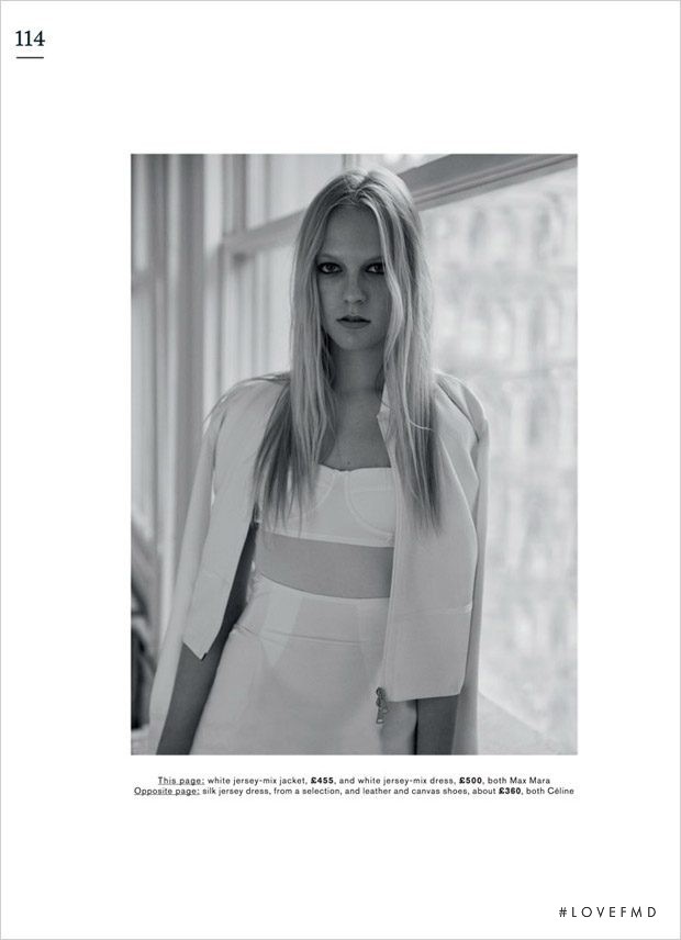 Emilie Evander featured in Let There Be White, February 2017