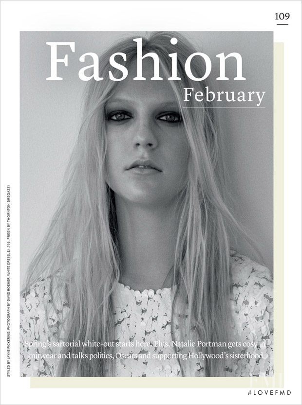 Emilie Evander featured in Let There Be White, February 2017