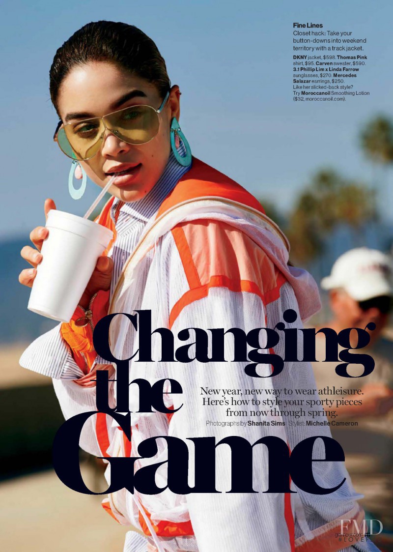 Jasmine Sanders featured in Changing the Game, February 2017