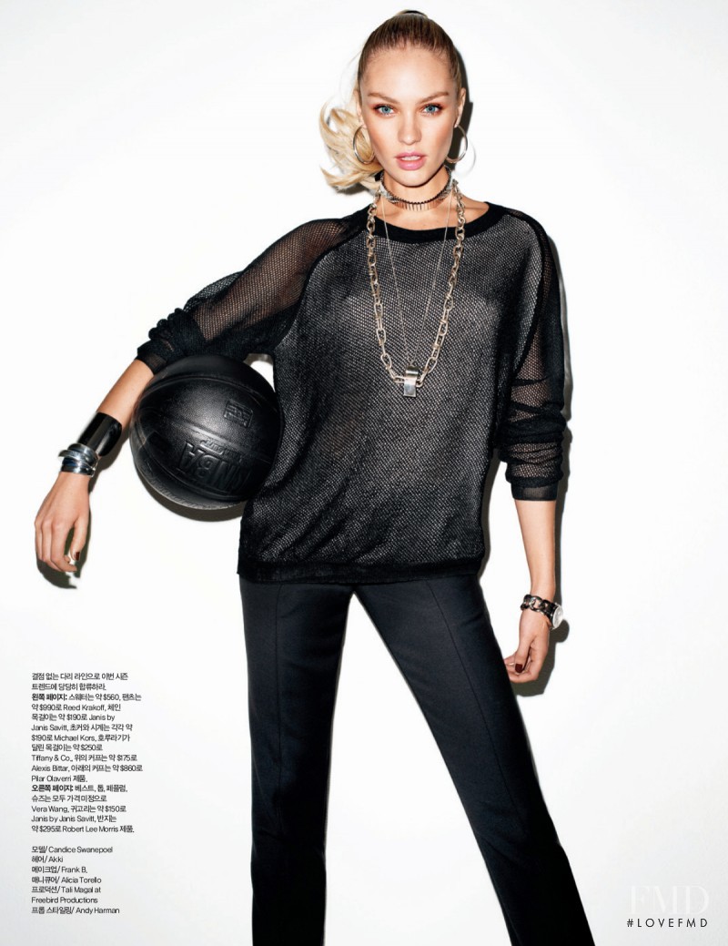 Candice Swanepoel featured in Game On, March 2012