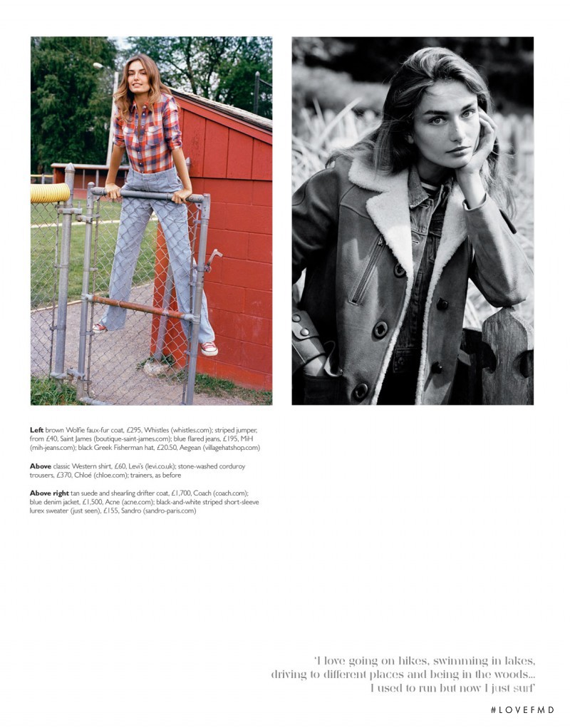 Andreea Diaconu featured in Shake It Up, September 2015