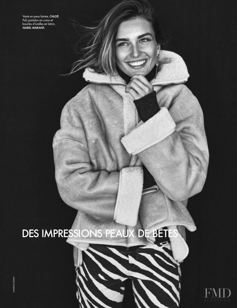 Andreea Diaconu featured in A La Mode D\'Isabel, September 2016