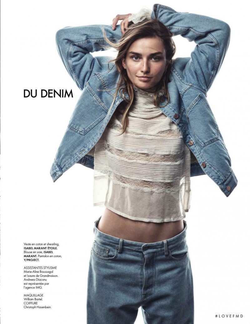 Andreea Diaconu featured in A La Mode D\'Isabel, September 2016