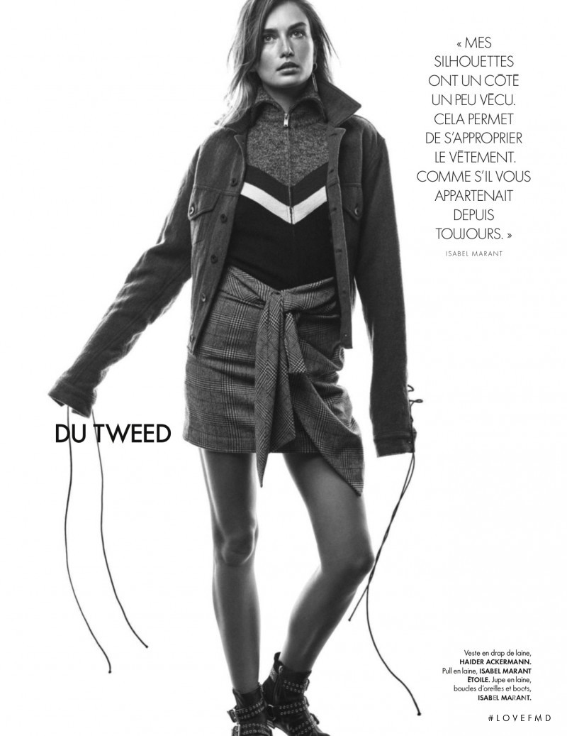 Andreea Diaconu featured in A La Mode D\'Isabel, September 2016