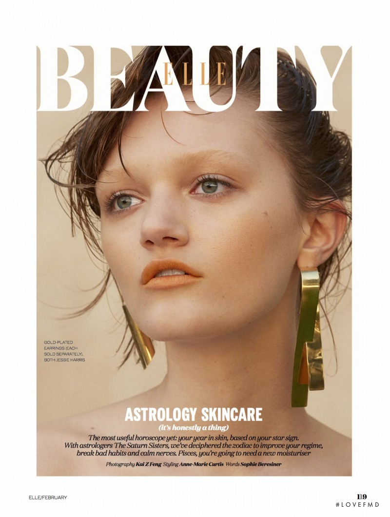 Peyton Knight featured in Astrology Skincare, February 2017
