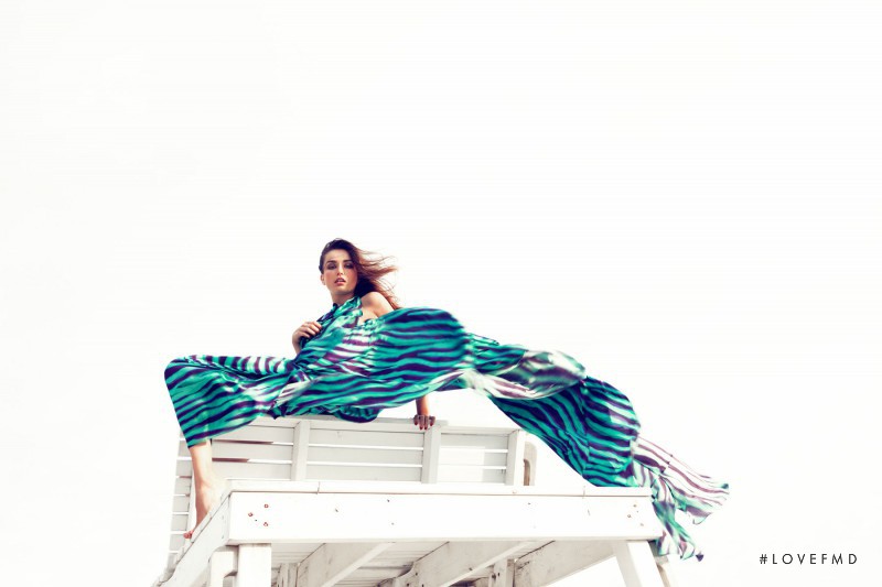 Andreea Diaconu featured in Hamptons Girl, July 2011