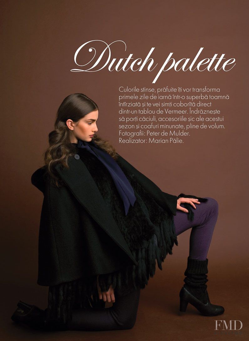 Andreea Diaconu featured in Dutch Palette, November 2007