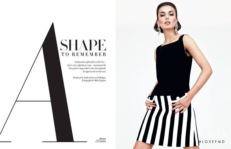 Andreea Diaconu featured in A Shape To Remember, May 2013