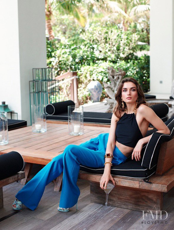 Andreea Diaconu featured in Ocean Front, August 2012