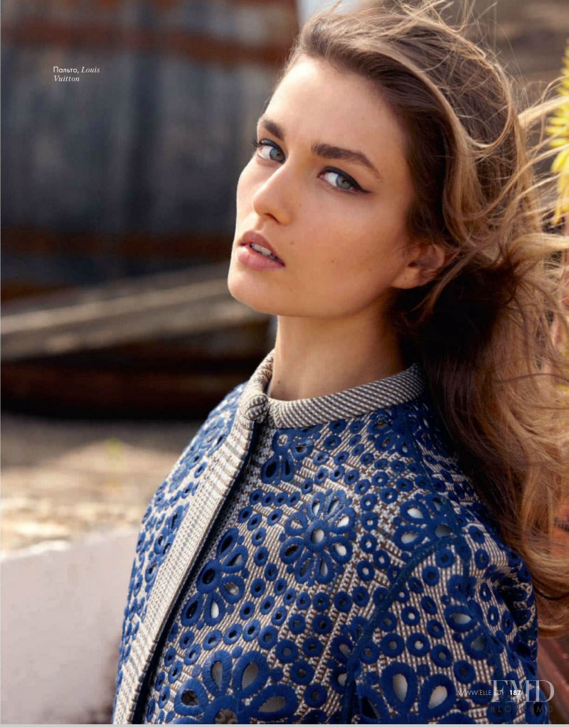 Andreea Diaconu featured in Elle Moda, June 2012