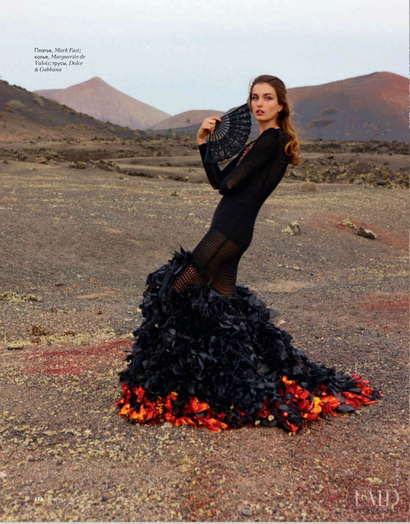 Andreea Diaconu featured in Elle Moda, June 2012