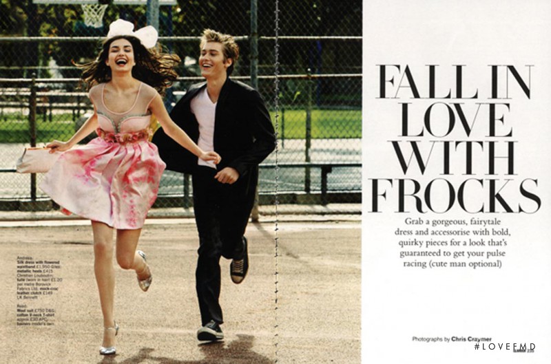 Andreea Diaconu featured in Fall In Love With Frocks, November 2011