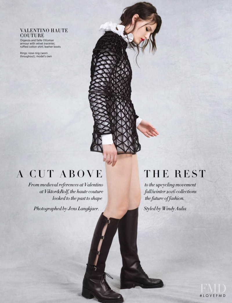 Katlin Aas featured in A Cut Above The Best, December 2016