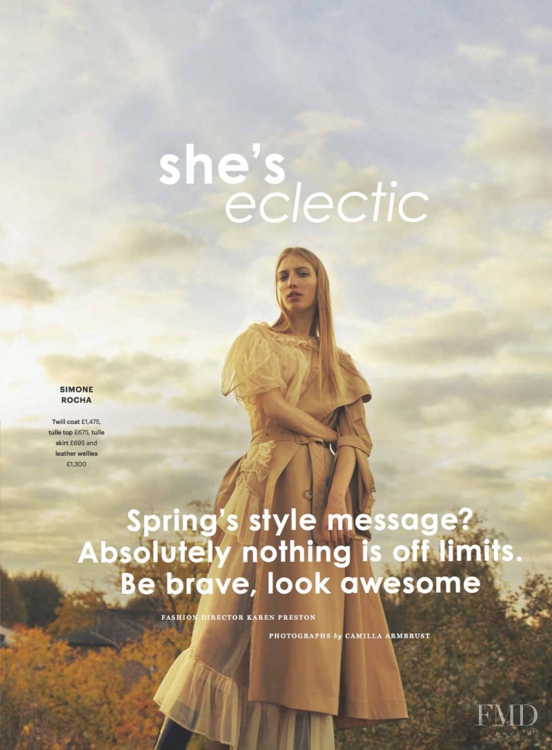 Chiara Mazzoleni featured in She\'s Eclectic, February 2017