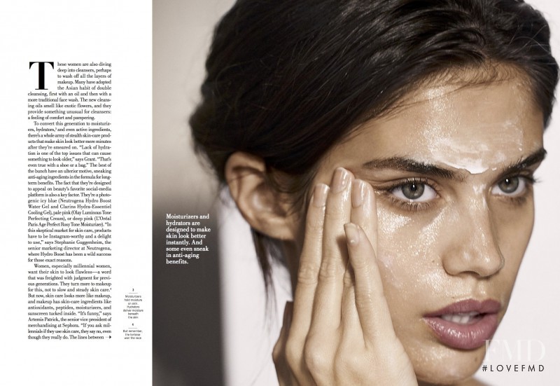 Sara Sampaio featured in Skin in the Game, March 2017