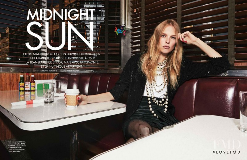 Lina Berg featured in Midnight Sun, December 2016