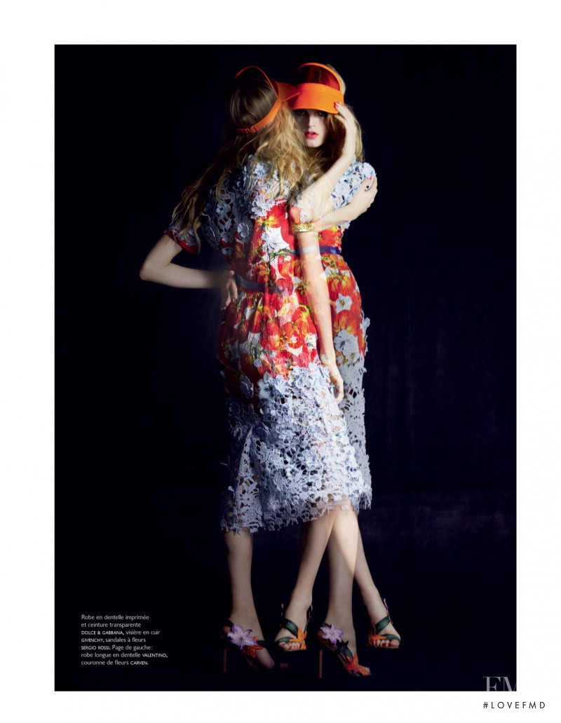 Hanne Gaby Odiele featured in Darling Buds, March 2012