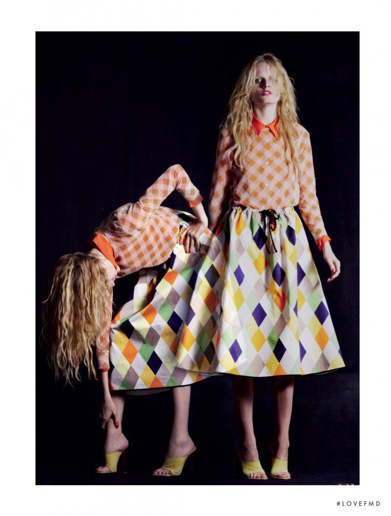 Hanne Gaby Odiele featured in Darling Buds, March 2012