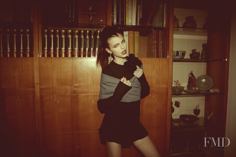 Karlina Caune featured in Miu Miu, February 2013