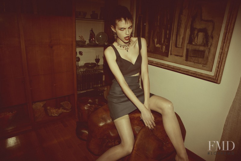 Karlina Caune featured in Miu Miu, February 2013