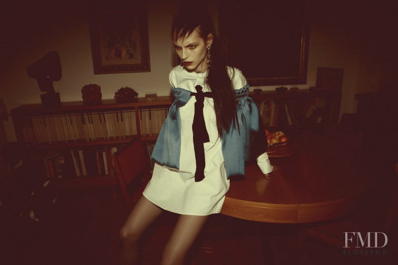 Karlina Caune featured in Miu Miu, February 2013