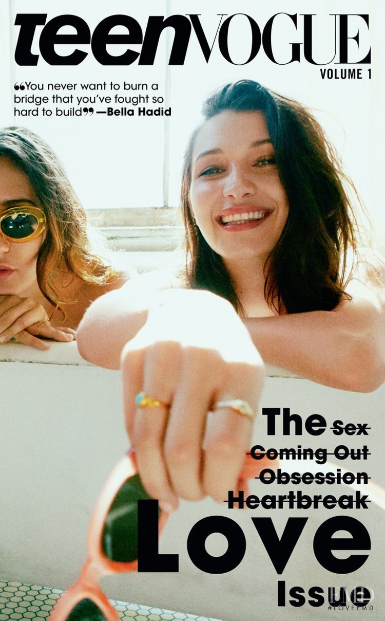 Bella Hadid featured in Young Love, February 2017