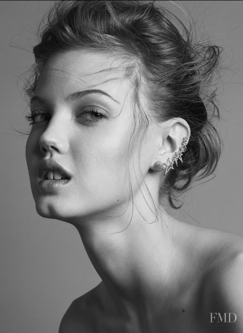 Lindsey Wixson featured in The Golden Girl, December 2014