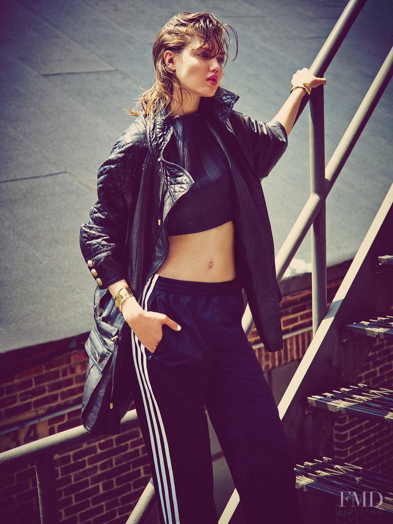 Lindsey Wixson featured in Jock Star Lindsey, October 2014